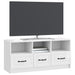 Cabinet TV Alb foarte lucios 102 x 34,5 x 47 cm Lemn prelucrat - WALTI WALTI