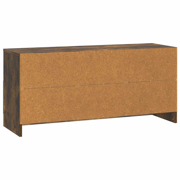 Cabinet TV Stejar fumuriu 102 x 34,5 x 47 cm Lemn prelucrat - WALTI WALTI