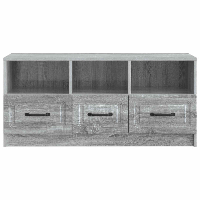 Cabinet TV Sonoma gri 102 x 34,5 x 47 cm Lemn prelucrat - WALTI WALTI