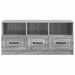 Cabinet TV Sonoma gri 102 x 34,5 x 47 cm Lemn prelucrat - WALTI WALTI