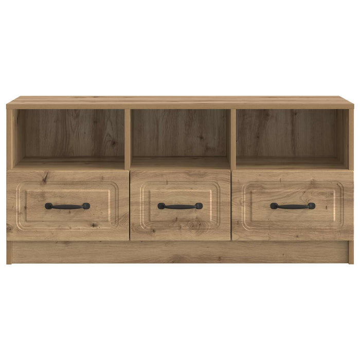 Cabinet TV Stejar Artizanal 102 x 34,5 x 47 cm Lemn prelucrat - WALTI WALTI
