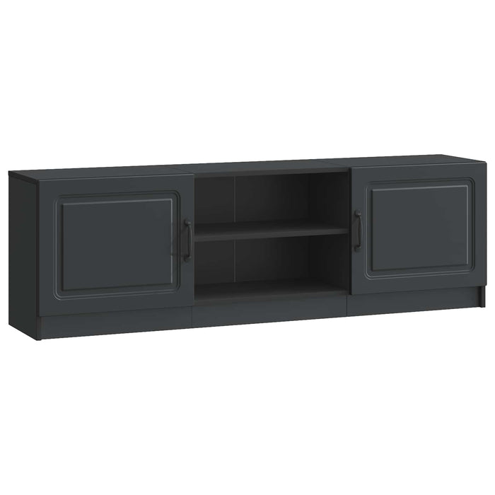 Cabinet TV Negru 150 x 31 x 47 cm Lemn prelucrat - WALTI WALTI