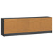 Cabinet TV Negru 150 x 31 x 47 cm Lemn prelucrat - WALTI WALTI