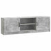Cabinet TV Gri Beton 150 x 31 x 47 cm Lemn prelucrat - WALTI WALTI