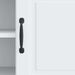 Cabinet TV Alb 102 x 34,5 x 47 cm Lemn prelucrat - WALTI WALTI
