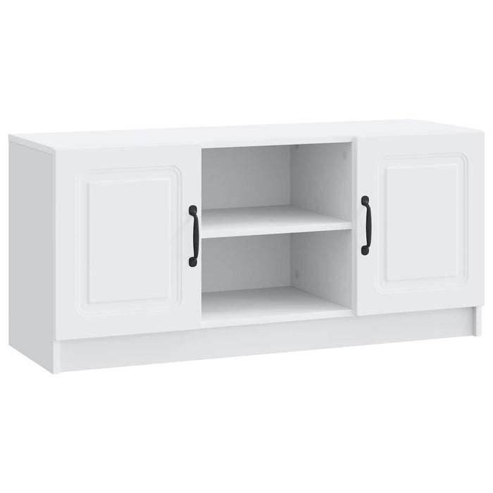 Cabinet TV Alb 102 x 34,5 x 47 cm Lemn prelucrat - WALTI WALTI