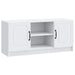 Cabinet TV Alb 102 x 34,5 x 47 cm Lemn prelucrat - WALTI WALTI