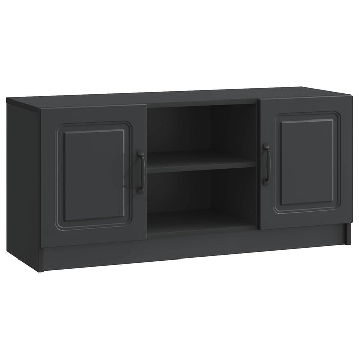 Cabinet TV Negru 102 x 34,5 x 47 cm Lemn prelucrat - WALTI WALTI