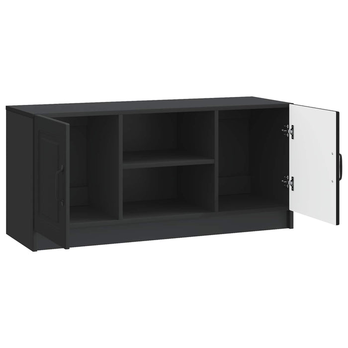 Cabinet TV Negru 102 x 34,5 x 47 cm Lemn prelucrat - WALTI WALTI