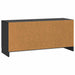 Cabinet TV Negru 102 x 34,5 x 47 cm Lemn prelucrat - WALTI WALTI
