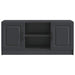 Cabinet TV Negru 102 x 34,5 x 47 cm Lemn prelucrat - WALTI WALTI