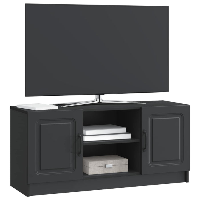 Cabinet TV Negru 102 x 34,5 x 47 cm Lemn prelucrat - WALTI WALTI