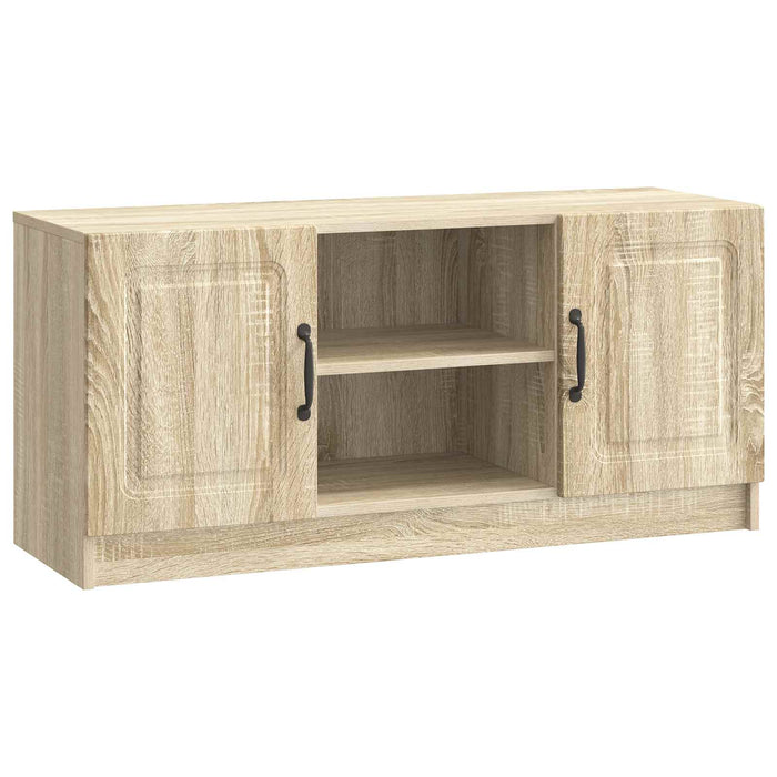 Cabinet TV Stejar Sonoma 102 x 34,5 x 47 cm Lemn prelucrat - WALTI WALTI