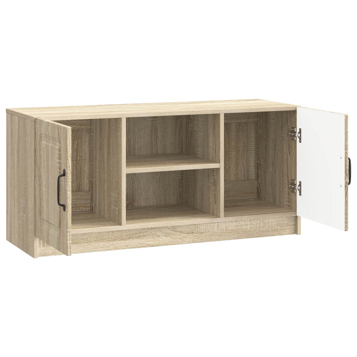 Cabinet TV Stejar Sonoma 102 x 34,5 x 47 cm Lemn prelucrat - WALTI WALTI