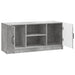 Cabinet TV Gri Beton 102 x 34,5 x 47 cm Lemn prelucrat - WALTI WALTI