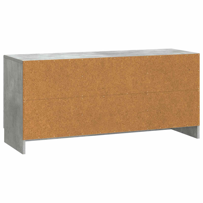 Cabinet TV Gri Beton 102 x 34,5 x 47 cm Lemn prelucrat - WALTI WALTI