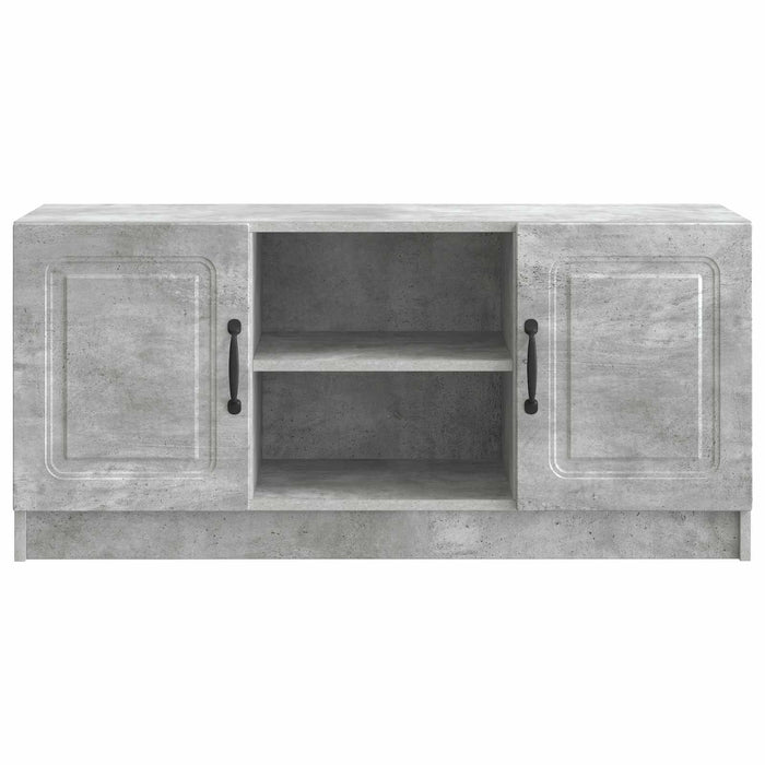 Cabinet TV Gri Beton 102 x 34,5 x 47 cm Lemn prelucrat - WALTI WALTI