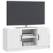 Cabinet TV Alb foarte lucios 102 x 34,5 x 47 cm Lemn prelucrat - WALTI WALTI