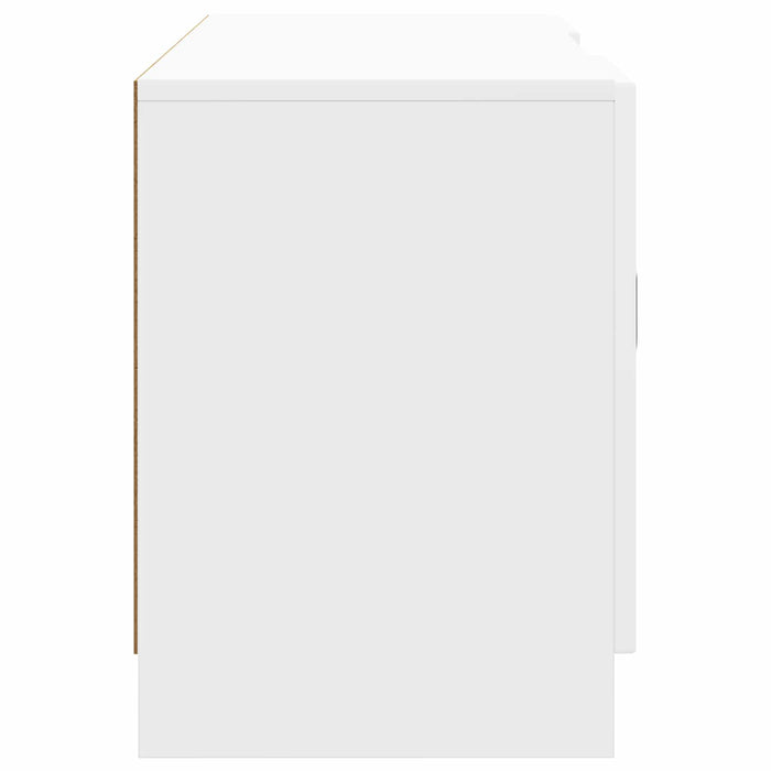 Cabinet TV Alb foarte lucios 102 x 34,5 x 47 cm Lemn prelucrat - WALTI WALTI