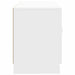 Cabinet TV Alb foarte lucios 102 x 34,5 x 47 cm Lemn prelucrat - WALTI WALTI