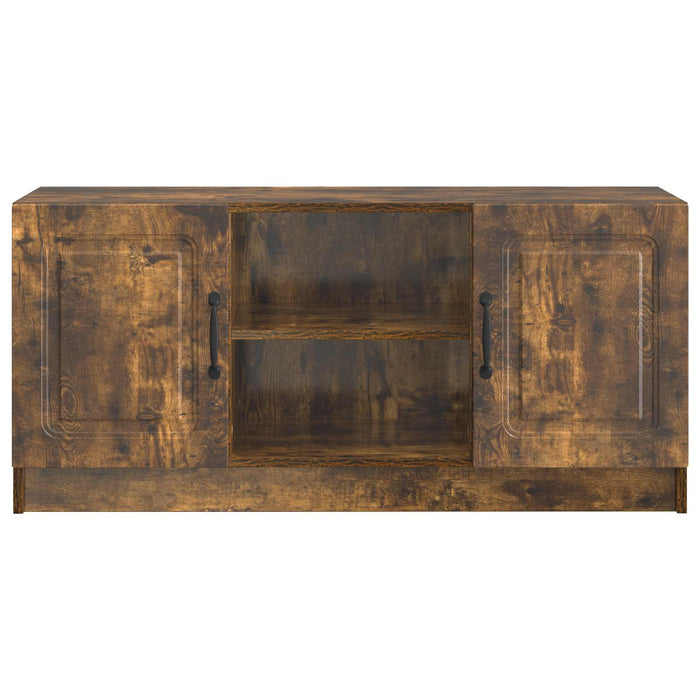 Cabinet TV Stejar fumuriu 102 x 34,5 x 47 cm Lemn prelucrat - WALTI WALTI