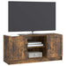 Cabinet TV Stejar fumuriu 102 x 34,5 x 47 cm Lemn prelucrat - WALTI WALTI