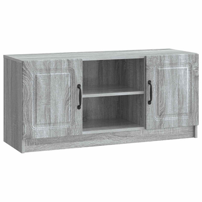 Cabinet TV Sonoma gri 102 x 34,5 x 47 cm Lemn prelucrat - WALTI WALTI