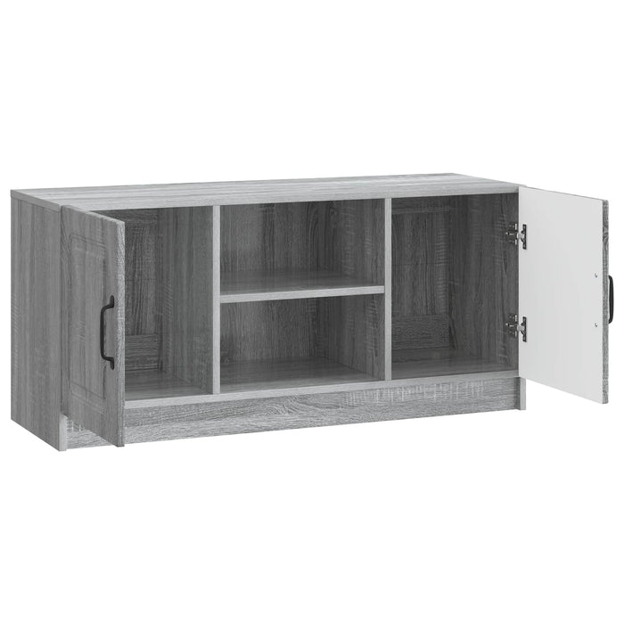 Cabinet TV Sonoma gri 102 x 34,5 x 47 cm Lemn prelucrat - WALTI WALTI