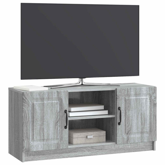 Cabinet TV Sonoma gri 102 x 34,5 x 47 cm Lemn prelucrat - WALTI WALTI