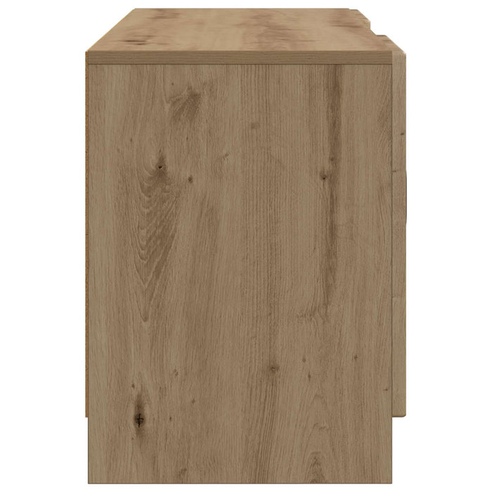 Cabinet TV Stejar Artizanal 102 x 34,5 x 47 cm Lemn prelucrat - WALTI WALTI