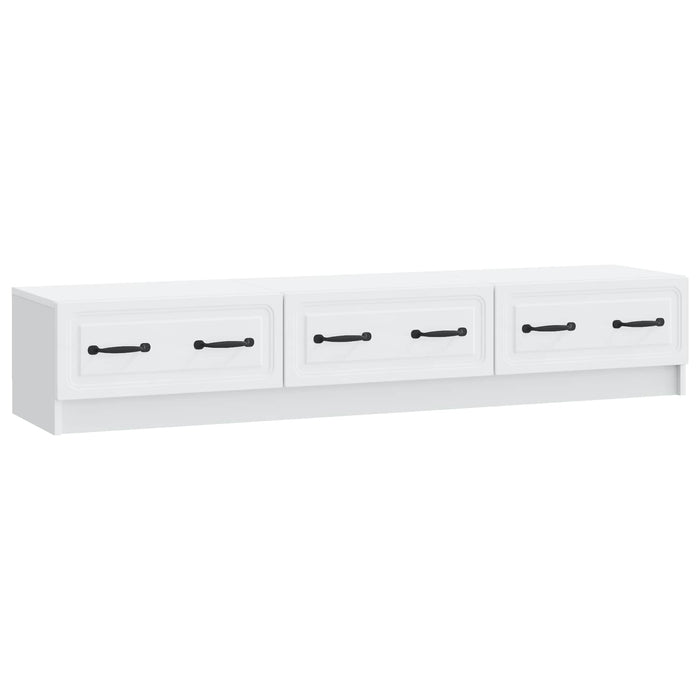 Cabinet TV cu sertar Alb 147 x 34,5 x 27 cm Lemn prelucrat - WALTI WALTI