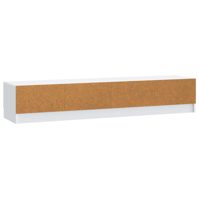 Cabinet TV cu sertar Alb 147 x 34,5 x 27 cm Lemn prelucrat - WALTI WALTI