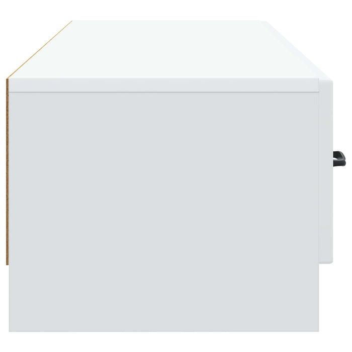 Cabinet TV cu sertar Alb 147 x 34,5 x 27 cm Lemn prelucrat - WALTI WALTI