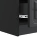 Cabinet TV cu sertar Negru 147 x 34,5 x 27 cm Lemn prelucrat - WALTI WALTI