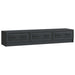 Cabinet TV cu sertar Negru 147 x 34,5 x 27 cm Lemn prelucrat - WALTI WALTI