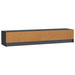 Cabinet TV cu sertar Negru 147 x 34,5 x 27 cm Lemn prelucrat - WALTI WALTI
