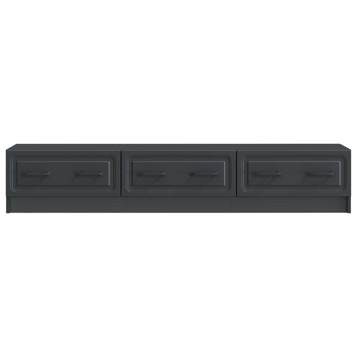 Cabinet TV cu sertar Negru 147 x 34,5 x 27 cm Lemn prelucrat - WALTI WALTI