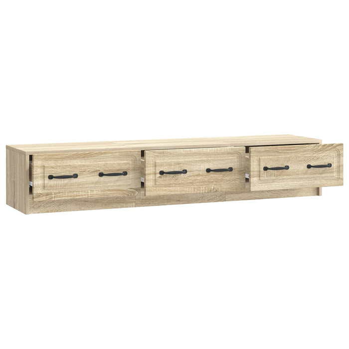 Cabinet TV Stejar Sonoma 147 x 34,5 x 27 cm Lemn prelucrat - WALTI WALTI