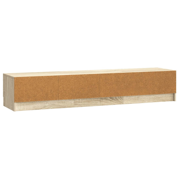 Cabinet TV Stejar Sonoma 147 x 34,5 x 27 cm Lemn prelucrat - WALTI WALTI