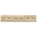 Cabinet TV Stejar Sonoma 147 x 34,5 x 27 cm Lemn prelucrat - WALTI WALTI