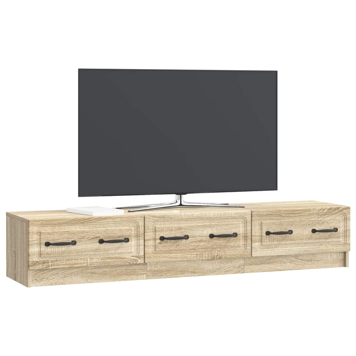 Cabinet TV Stejar Sonoma 147 x 34,5 x 27 cm Lemn prelucrat - WALTI WALTI