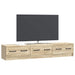Cabinet TV Stejar Sonoma 147 x 34,5 x 27 cm Lemn prelucrat - WALTI WALTI
