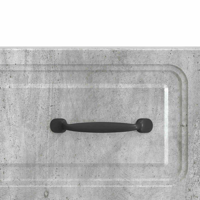 Cabinet TV Gri Beton 147 x 34,5 x 27 cm Lemn prelucrat - WALTI WALTI