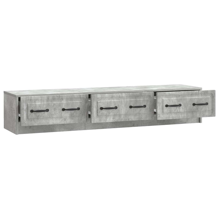 Cabinet TV Gri Beton 147 x 34,5 x 27 cm Lemn prelucrat - WALTI WALTI