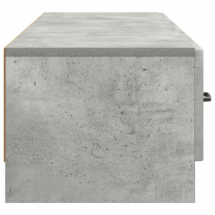 Cabinet TV Gri Beton 147 x 34,5 x 27 cm Lemn prelucrat - WALTI WALTI