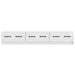 Cabinet TV Alb foarte lucios 147 x 34,5 x 27 cm Lemn prelucrat - WALTI WALTI