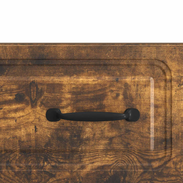 Cabinet TV Stejar fumuriu 147 x 34,5 x 27 cm Lemn prelucrat - WALTI WALTI