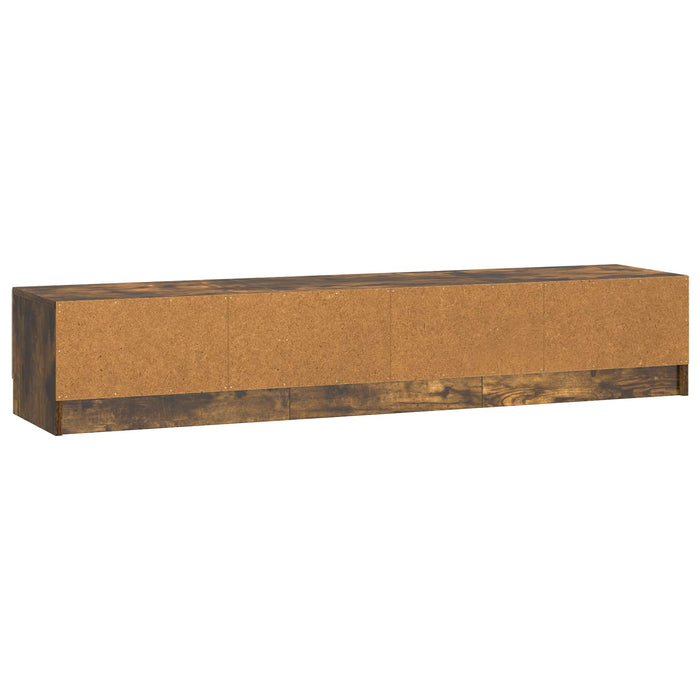 Cabinet TV Stejar fumuriu 147 x 34,5 x 27 cm Lemn prelucrat - WALTI WALTI