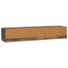 Cabinet TV Stejar fumuriu 147 x 34,5 x 27 cm Lemn prelucrat - WALTI WALTI