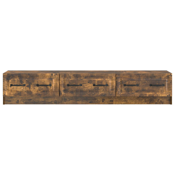 Cabinet TV Stejar fumuriu 147 x 34,5 x 27 cm Lemn prelucrat - WALTI WALTI